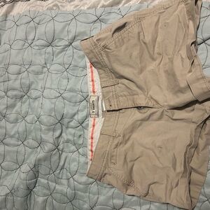 J. Crew Women's Tan Flat Front Shorts